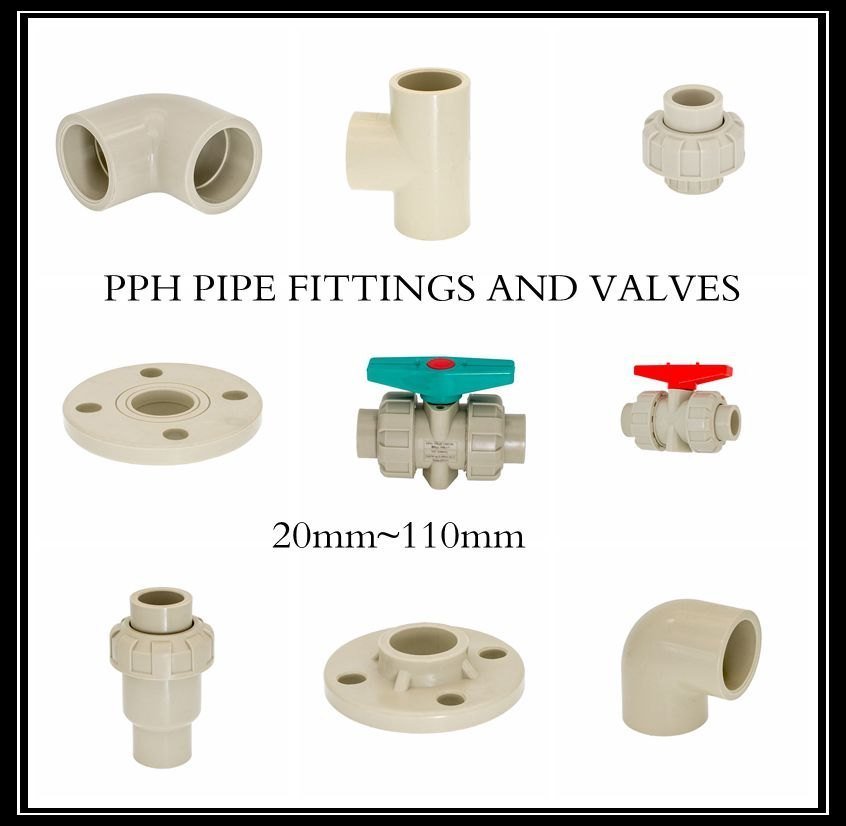 20MM TO 315MM Pph Pipes Fittings, For Chemical Handling Pipe