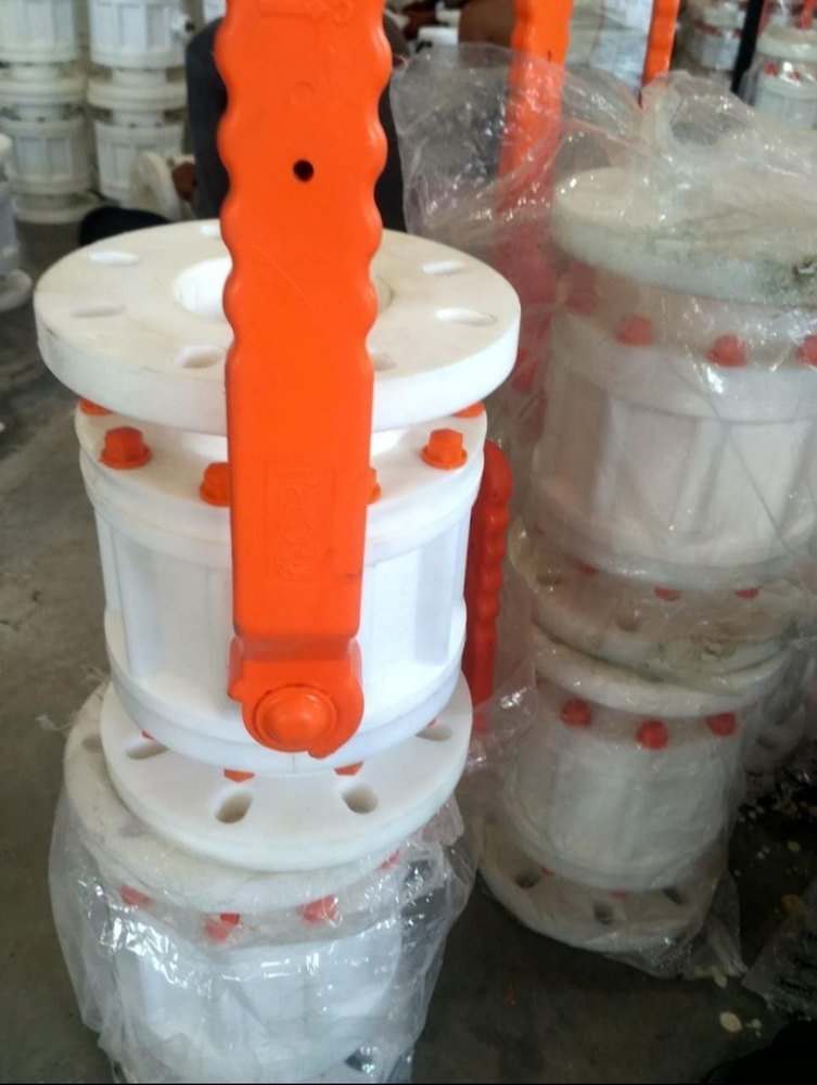 Beriwal PP Ball Valve Flanged Ended, Size: 110 mm
