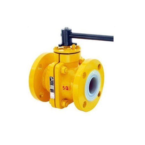 2pc. High Pressure PTFE Lined Ball Valve, for Industrial