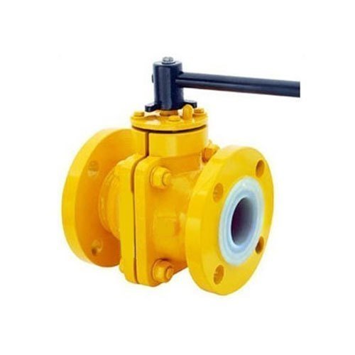Pneumatic FEP / PFA Lined Floating Ball Valve, Size: 15mm To 250mm