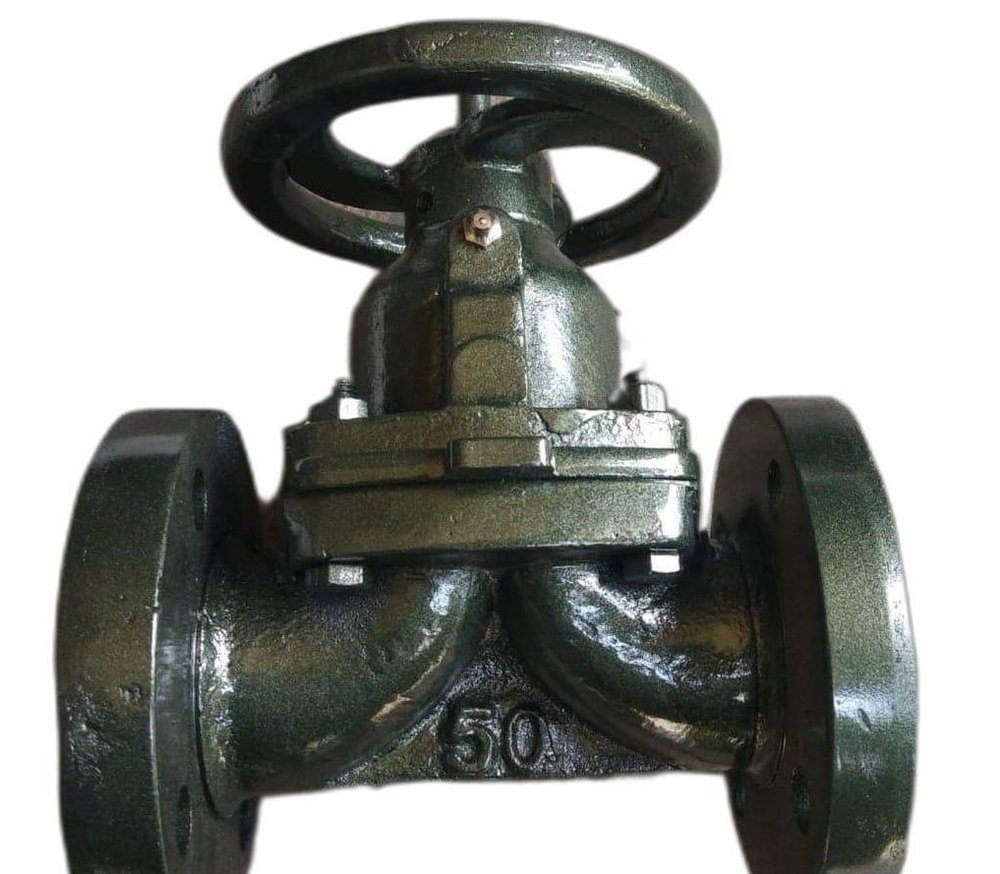 Cast Iron / Cast Steel / SS Flanges Diaphragm Valve, For Industrial, Size: 15mm To 300mm