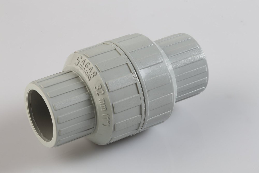 PVC Water Plastic Super Plain / Thread Check Valve, Valve Size: 25 MM