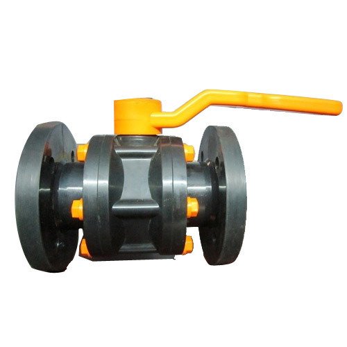 Plastic Flanged Ball Valve, For Industrial