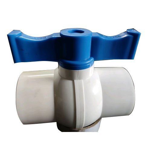 pvc White Plastic Solid Ball Valve