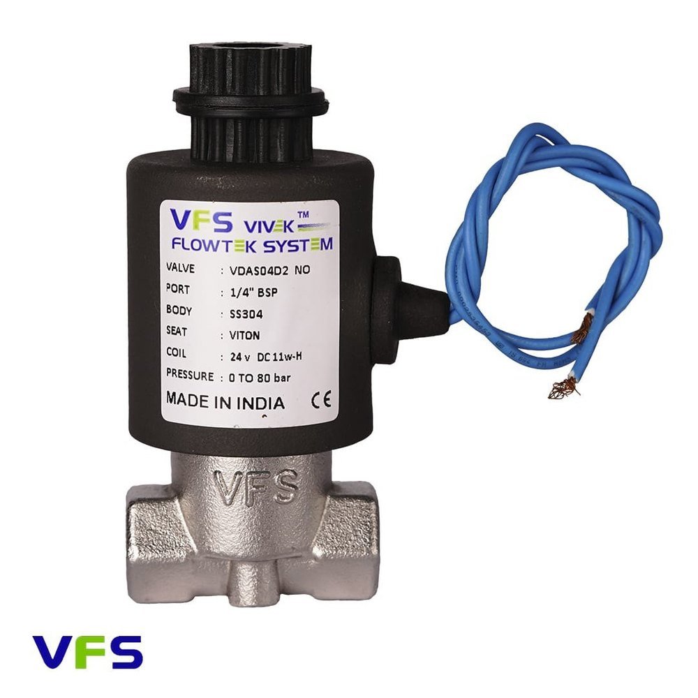 Stainless Steel VFS VDAS04D2 NO Process Control Valve