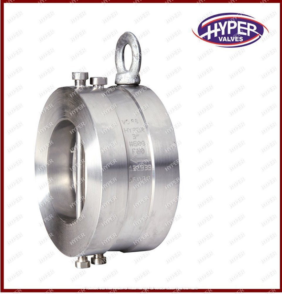 HYPER VALVES Api Wafer Lug Type Dual Plate Valve, For Air, Gas & Liquid, Size: 2 To 24