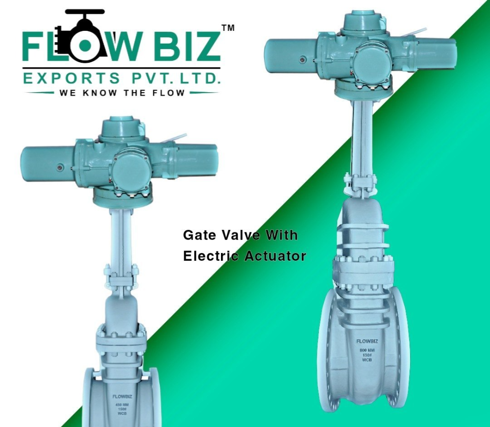High Pressure Motorized Gate Valve With Electric Actuators, For Industrial