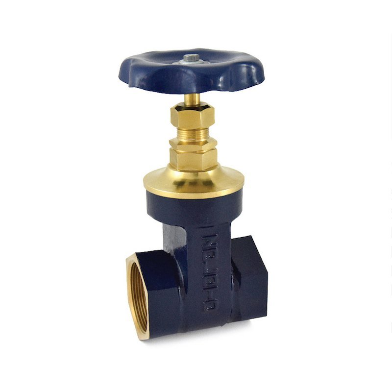 Zoloto 1035 Bronze Gate Valve, Screwed