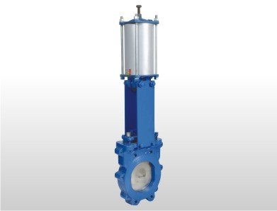 Pneumatic Cylinder Knife Edge Gate Valve, For Industrial, Size: 2 - 12