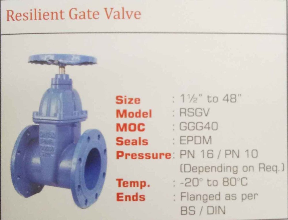 Resilient Gate Valve