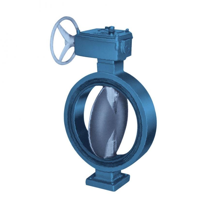 Ductile Iron Manual AWWA Monoflange Butterfly Valve