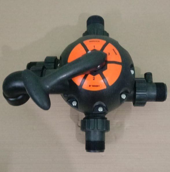 Initiative Pvc Manual Multiport Valve, For Water Treatment