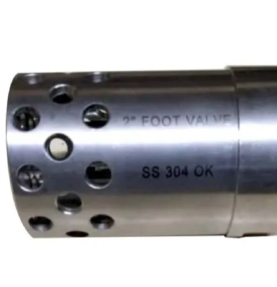 Stainless Steel Threaded Foot Valve