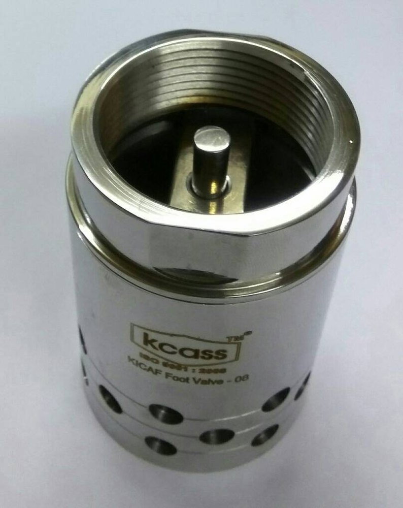 Kcass Stainless Steel KICAF 08 Foot Valve, Size: 3 Inch