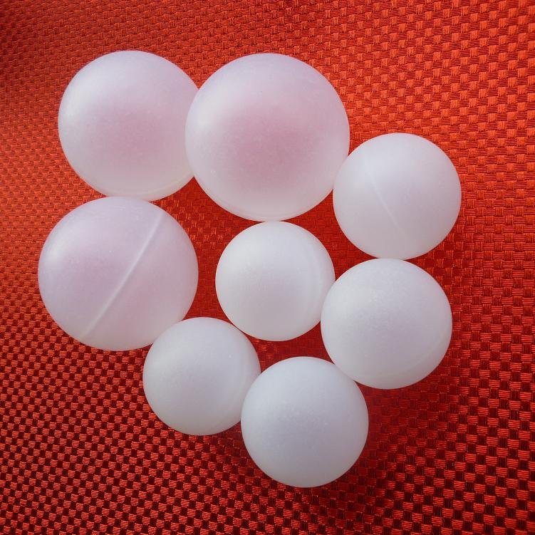 White PP Float Balls / Chroffels, For Industrial, Box