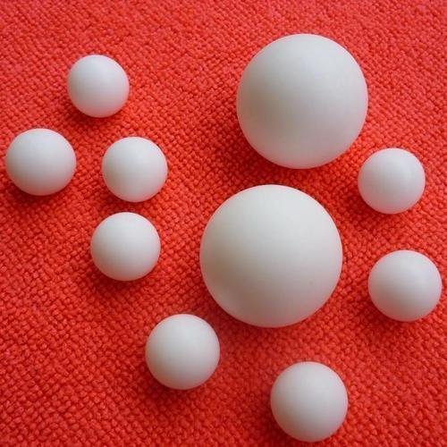White Ptfe Ball, Round, Packaging Type: Jute Bag