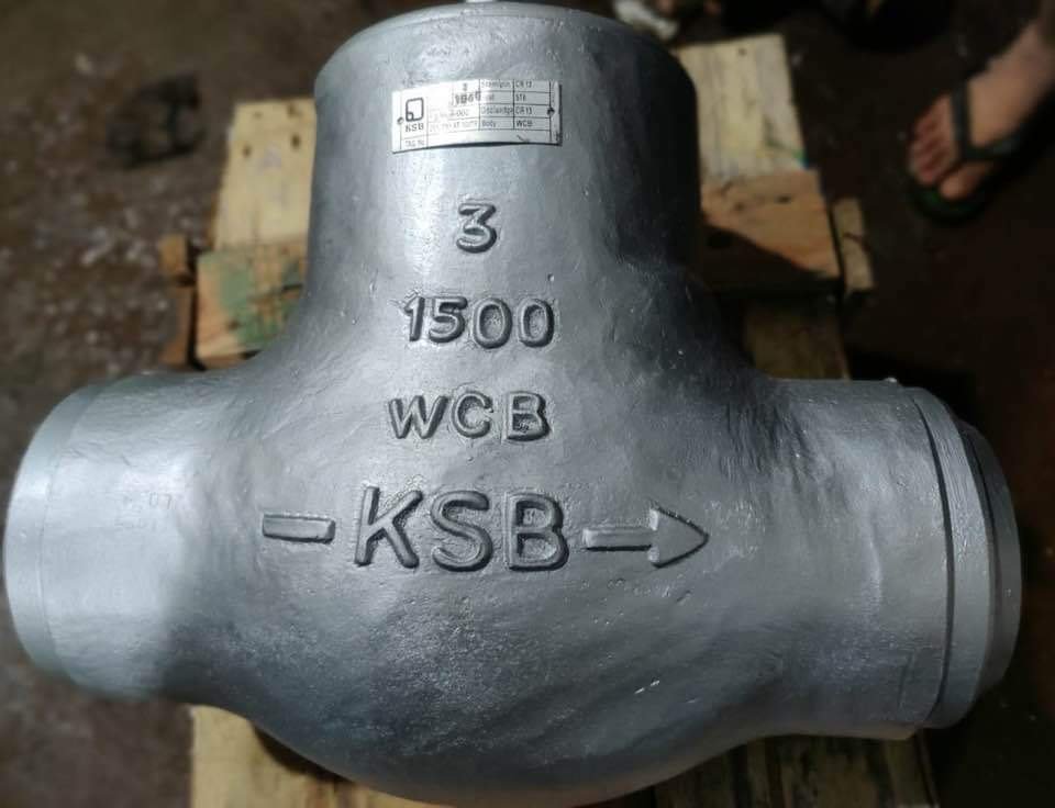 Forged Steel Ksb 2 To 24 Inch Pressure Seal Check Valve, Butt Weld