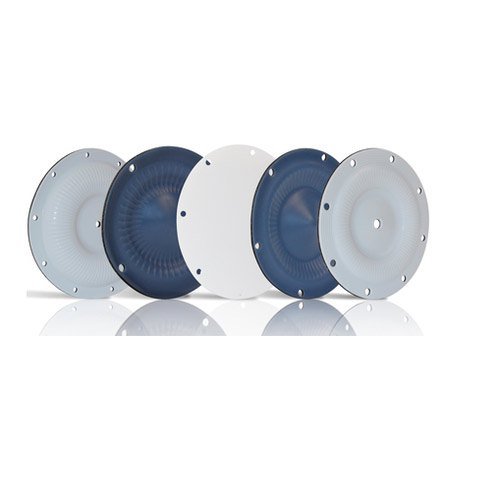Sigma White Rubber PTFE Diaphragm, Size: 25 To 400 Mm