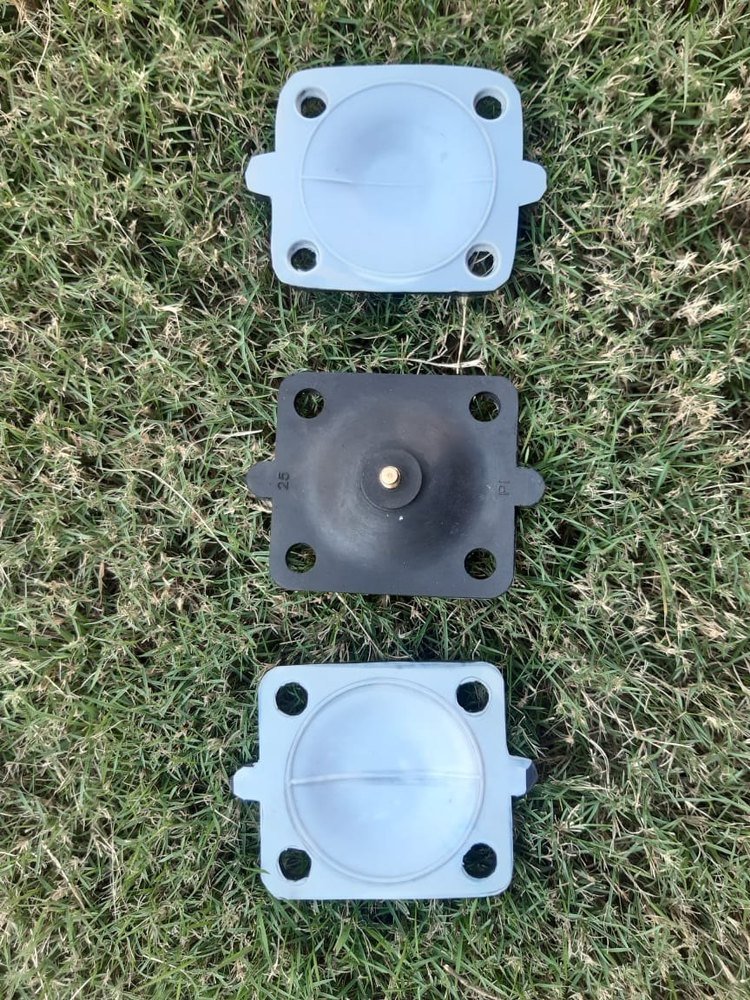 White Rubber PTFE Diaphragms