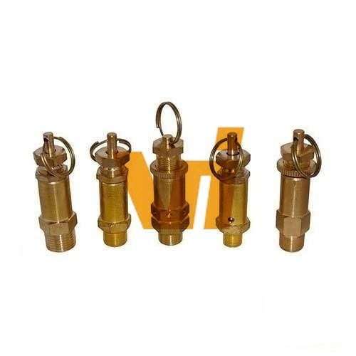 Brass spring type air cock