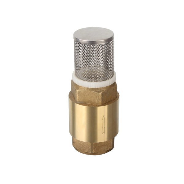 Viking Brass Foot Valve with SS Mesh, Size: 15mm