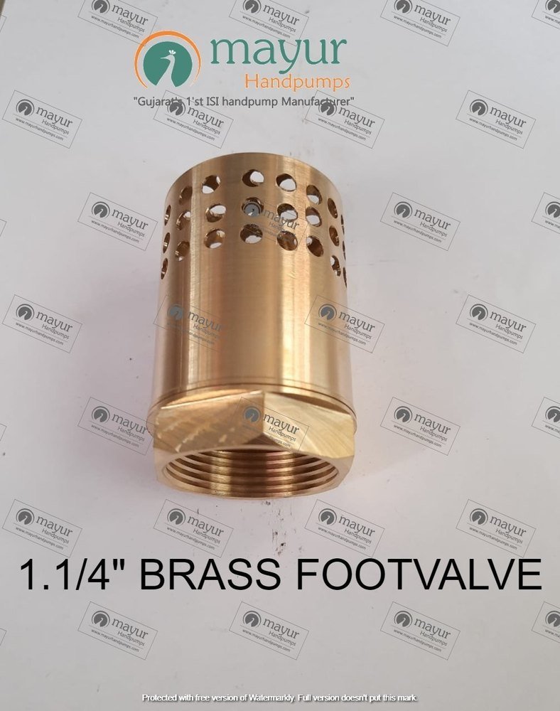 1.1/4 Brass Footvalve For Hand Pump Cylinder