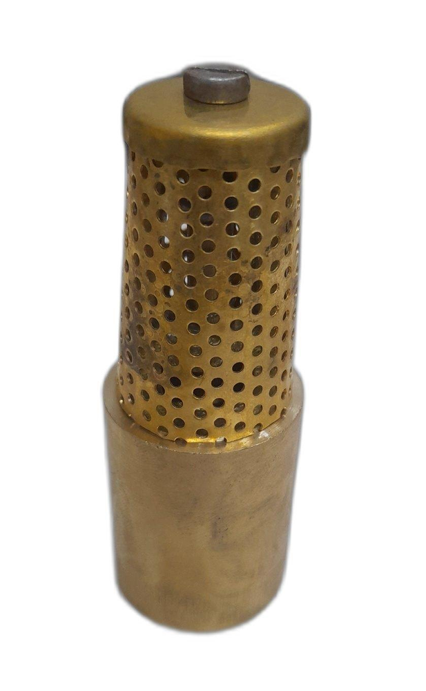 Golden Brass Foot Valve, Size: 3 Inch (l)