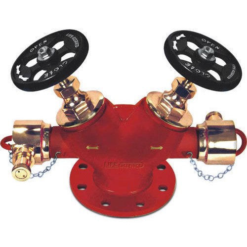 Gun Metal Double Headed Landing Valve, For Fire Safety, Size: 63mm