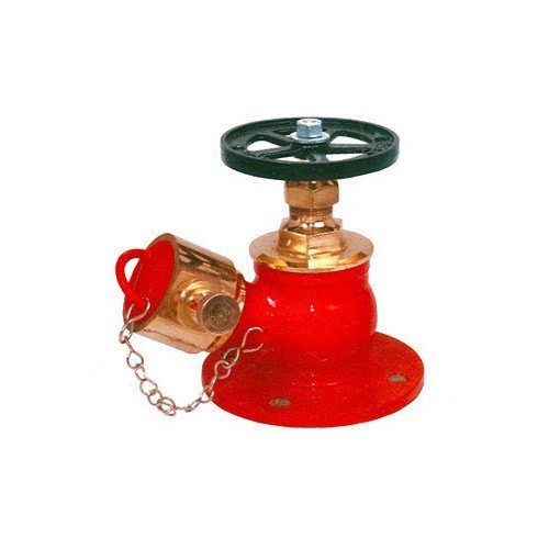 Brass Single Head Hydrant Valve CI Body With Working Parts Gm, For Fire Safety, Size: 63 Mm