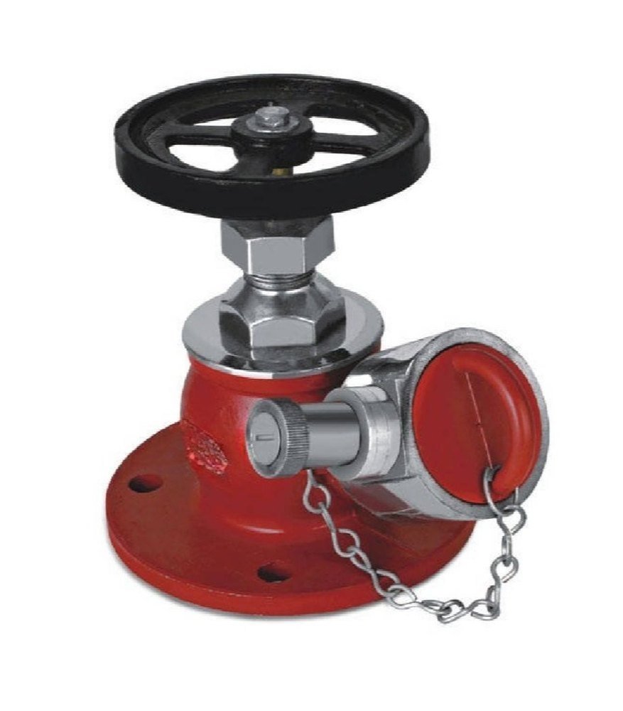 Mild Steel Fire Single Hydrant Valve, Size: 52mm