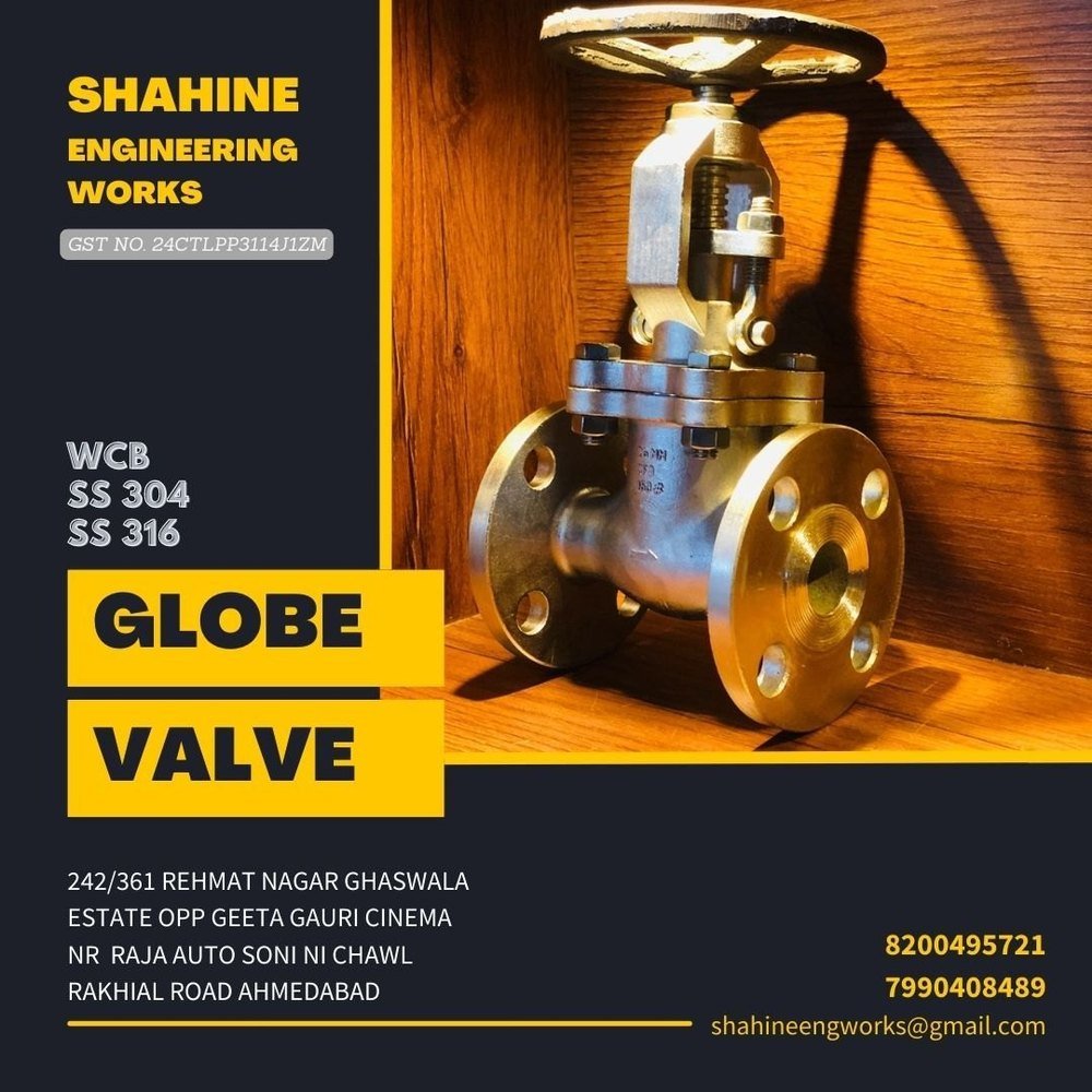 50mm Stainless Steel WBC Globe Valve