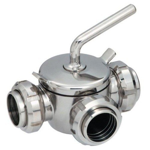 SHREEKAR Ss Three Way Plug Valve