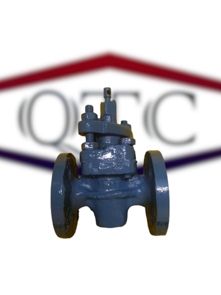 QTC Stainless Steel Sleeved Plug Valve, For Industrial, Size: 50 mm