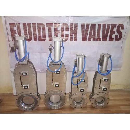Aluminium Pneumatic Cylinder Operated Slide Gate Valve