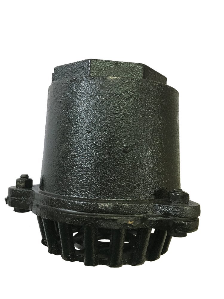 Black Cast Iron Kirloskar Foot Valve