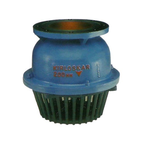Blue Cast Iron Kirloskar Foot Valve, Size: 200mm