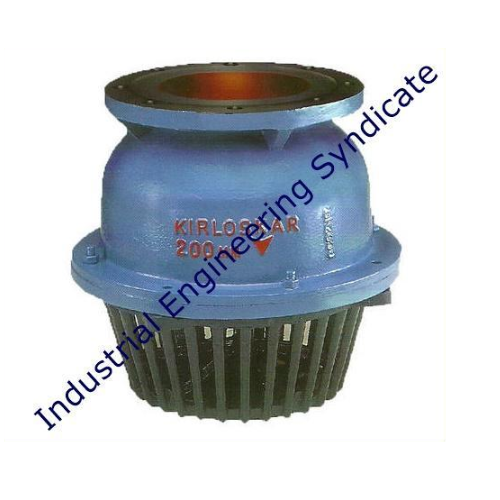 Black Cast Iron Kirloskar Foot Valve