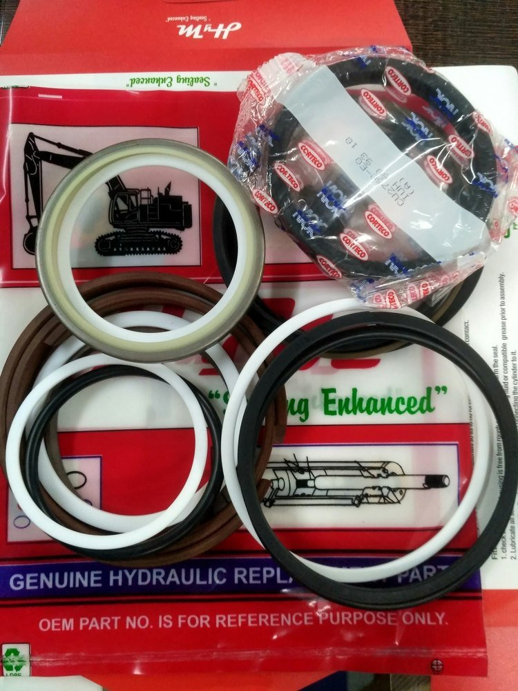 Rubber Black Excavator Seal Kit, For Industrial, Size: 5 Inch