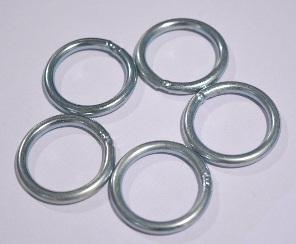Ms Polished Mild Steel O Ring, Shape: Round