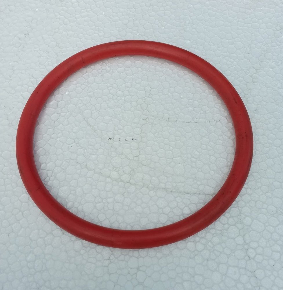 Round Red Silicon Rubber Ring, For Automobile, Size: 2 Inch ( D )