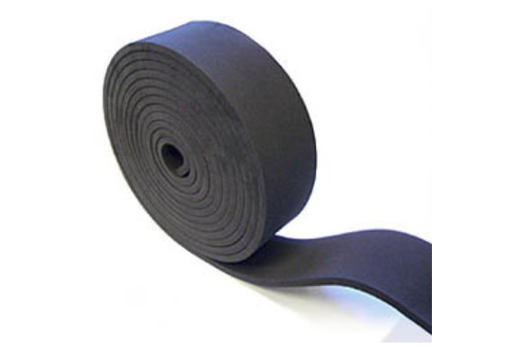 Black Rubber Sponge Strip