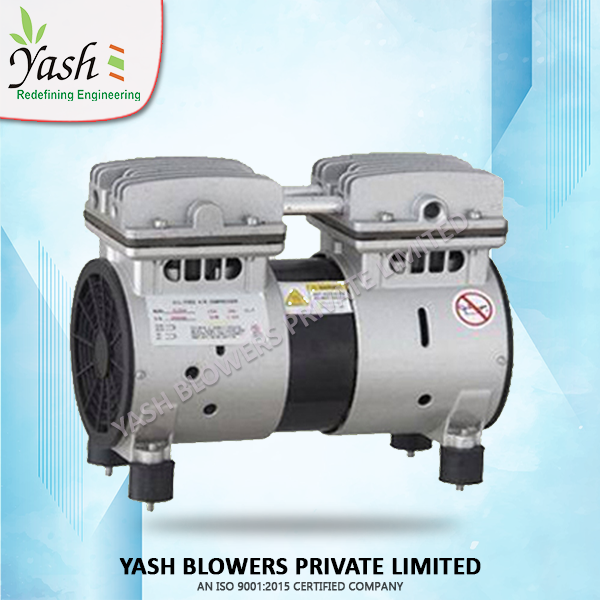 Yash Blowers Single Phase YELV-90 Vacuum Pump, Max Flow Rate: 5.4 M3/Hr/90/Lpm, 0.6 HP