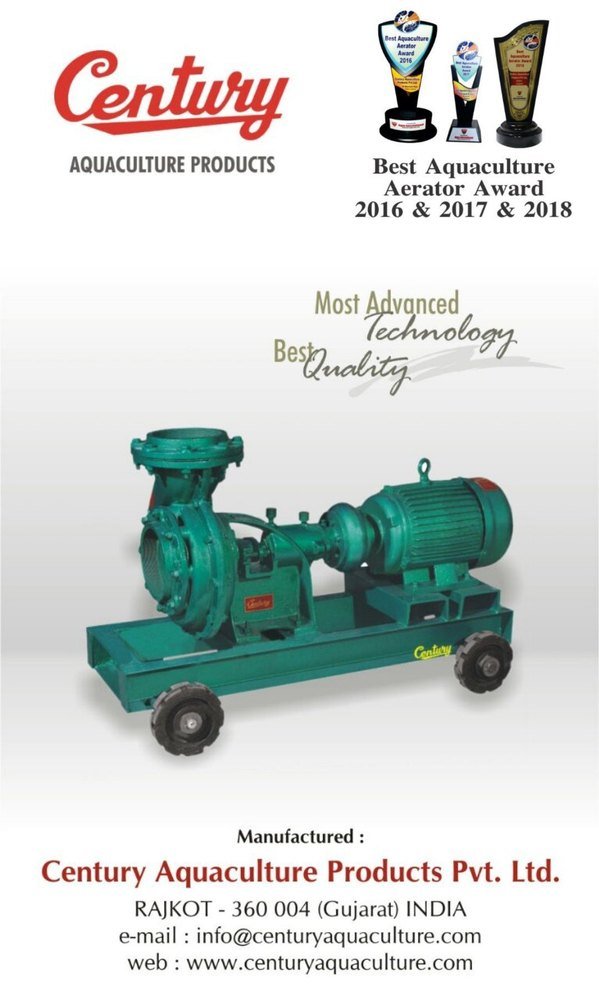 Century Pump With Motor 10 HP 6X6 Pump Set, For Agriculture
