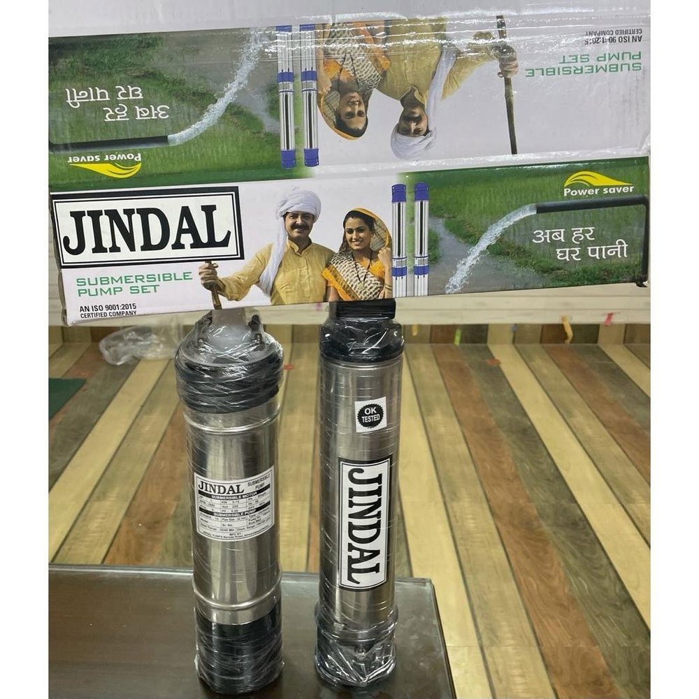 Stainless Steel 1HP 10 Stage Jindal Submersible Pump