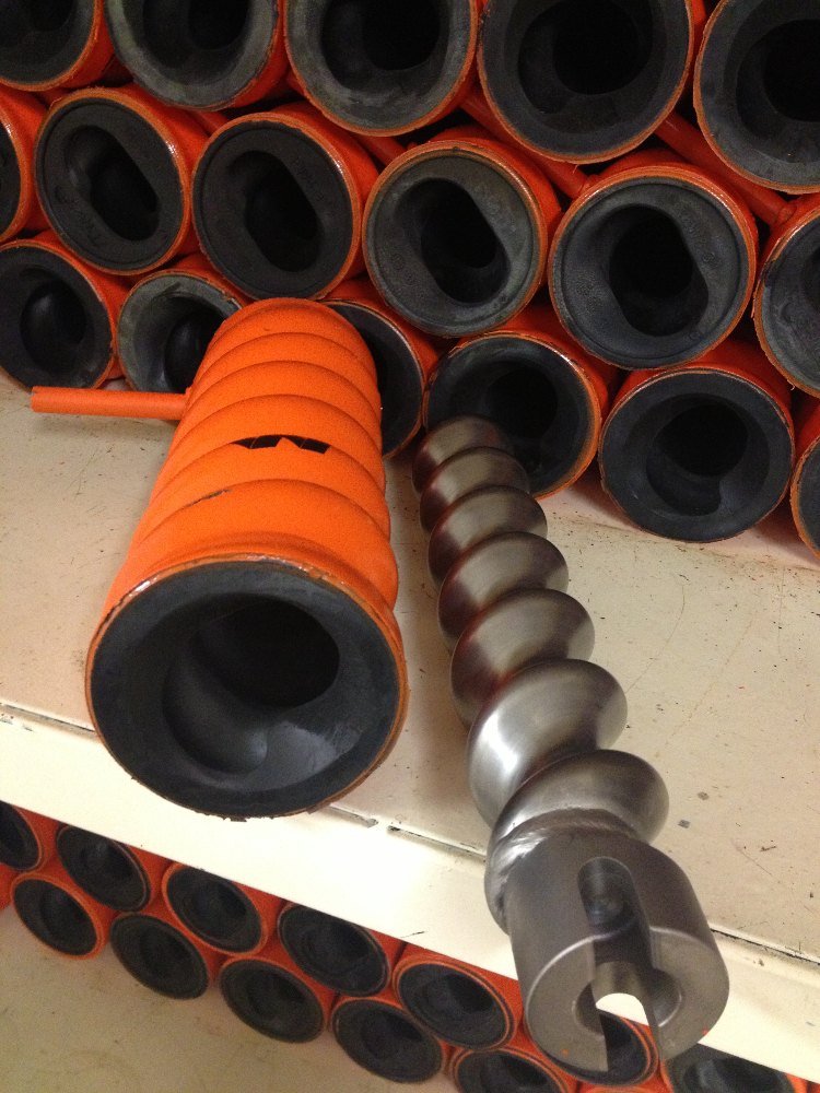 Venus Rubbers steel Plastering Pump Stators, For Cement Plasters