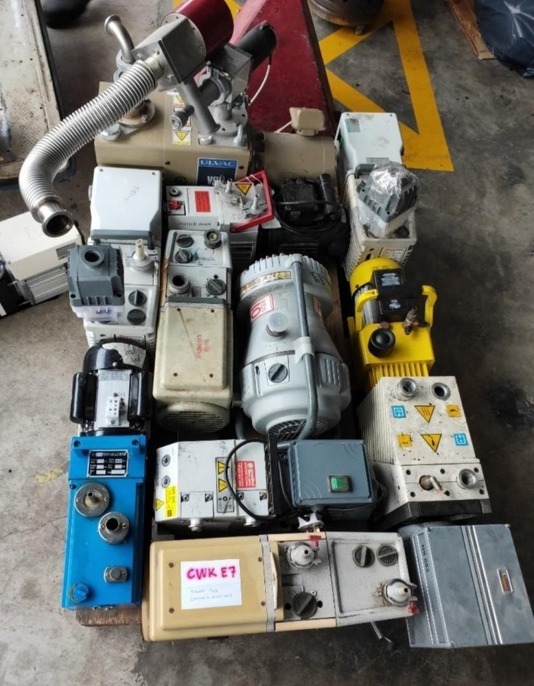 Double Stage 1 - 3 Phase Used Vacuum Pump, Max Flow Rate: 0-5000 Lpm, 0.5 - 15 Hp