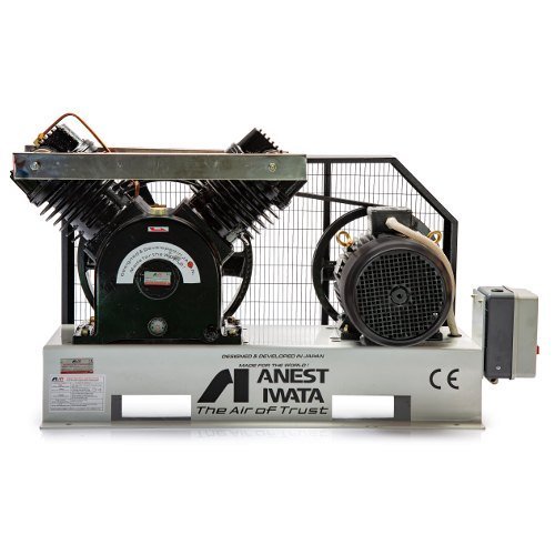 Anest Iwata 3 Hp Air Cooled Lubricated Reciprocating Vacuum Pump, Model Name/Number: Bvls30de