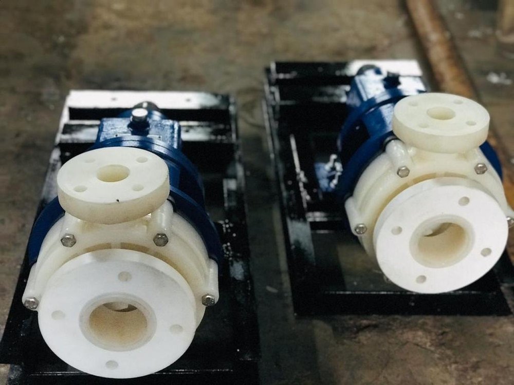 50 Mtr PVDF Centrifugal Pump, Max Flow Rate: 45 M3/Hr