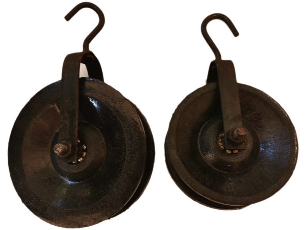 Metal Well Water Pulley, Capacity: 100kg, Size: 8inch