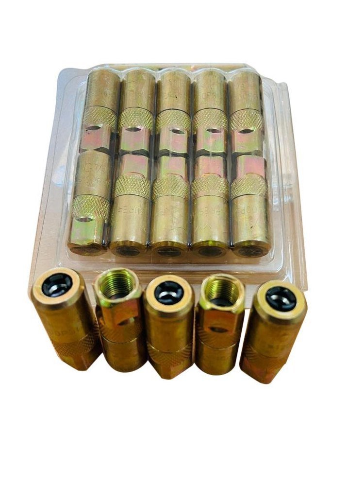 Aluminium Polished Injection Grouting Connector, RRBSA01